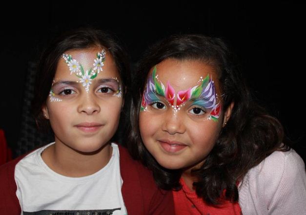 maquillage enfant, princesse, spiderman